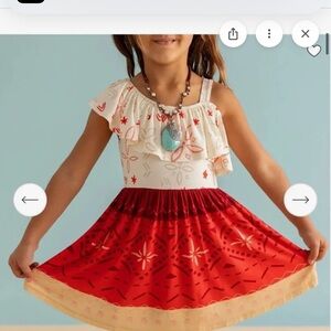 Posh peanut Moana dress Moana twirl dress